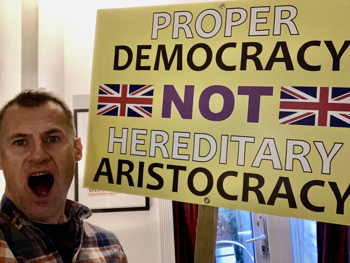 NickFryComms1's tweet photo. I'll be joining others to peacefully protest the #Coronation #KingCharlesIIICoronation tomorrow because I believe in:
- an elected Head of State 
- improving our democracy
- equality of opportunity
- talent, rather than birth as the basis of good leadership
#NotMyKing https://t.co/8feiNMKa7d