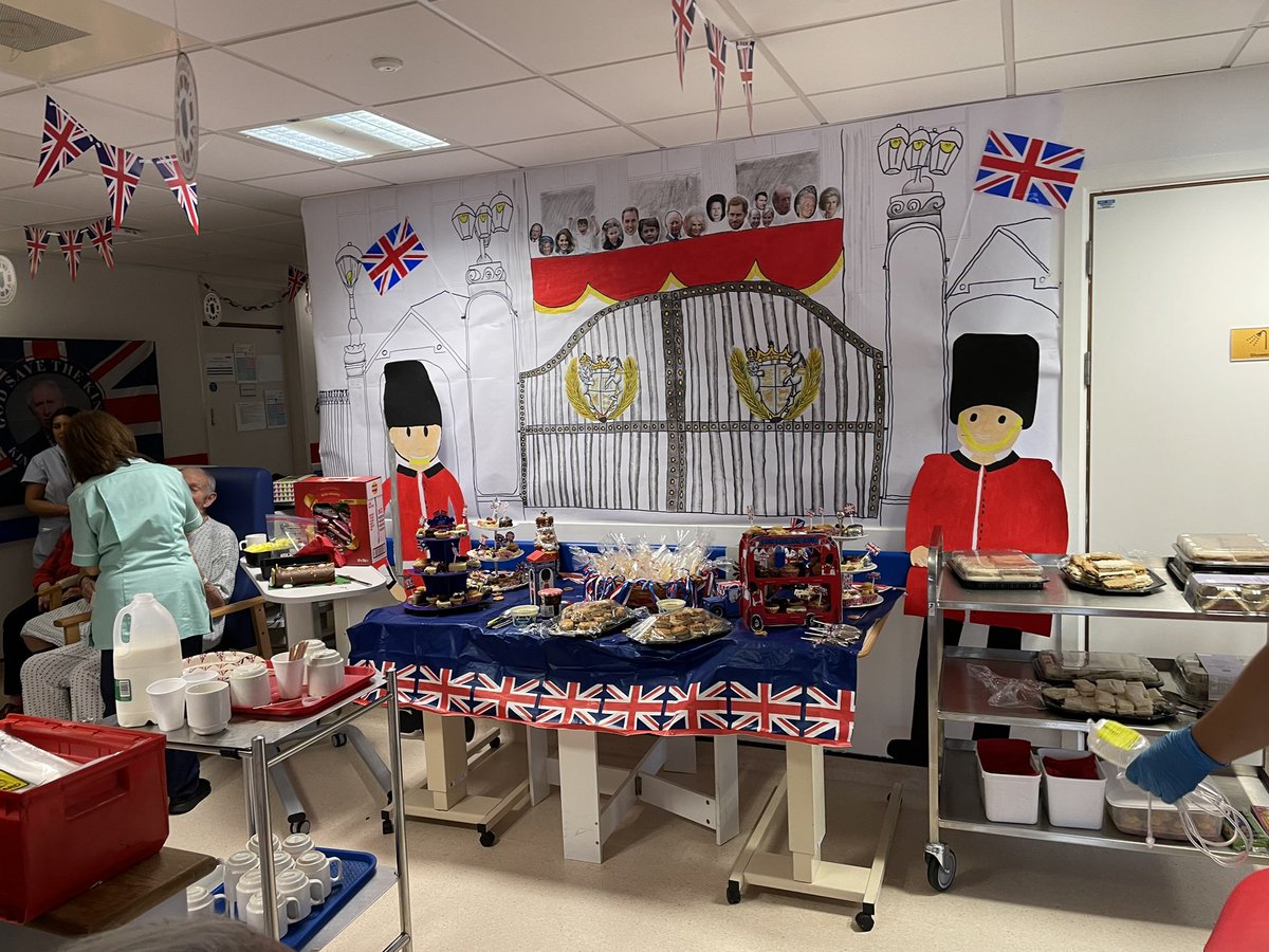 Incredible Coronation celebration on Isabella ward for staff and patients #KingCharles #Kingston hospital #Isabellaward  #seniorsister