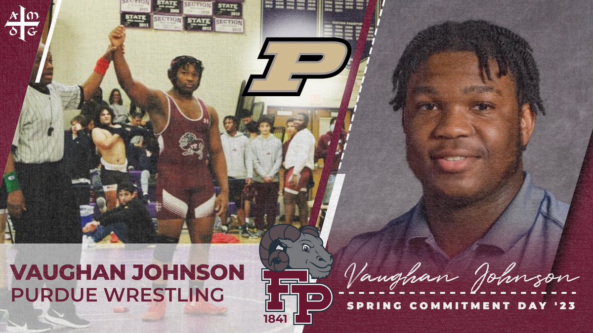 FP_Sports's tweet photo. Committed. @vj_johnson135 🤝 @PurdueWrestling 🤼‍♂️

#SpringCommitmentDay23 #FPRamily #AMDG https://t.co/cccXAoFVbI
