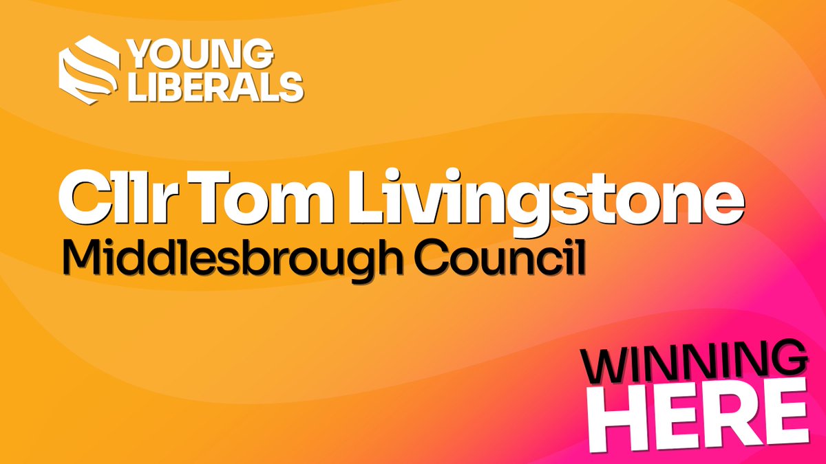 Huge congratulations to Tom Livingstone on topping the poll in Acklam, Middlesbrough!