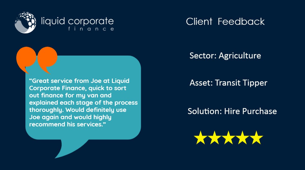 Recent Feedback

If you would like to deal with a broker with a refreshingly transparent approach to business finance that can help you grow your business, please get in touch.

0333 7772 1782
info@liquicf.co.uk
liquidcf.co.uk

#liquidcorporatefinance  #businessfinance