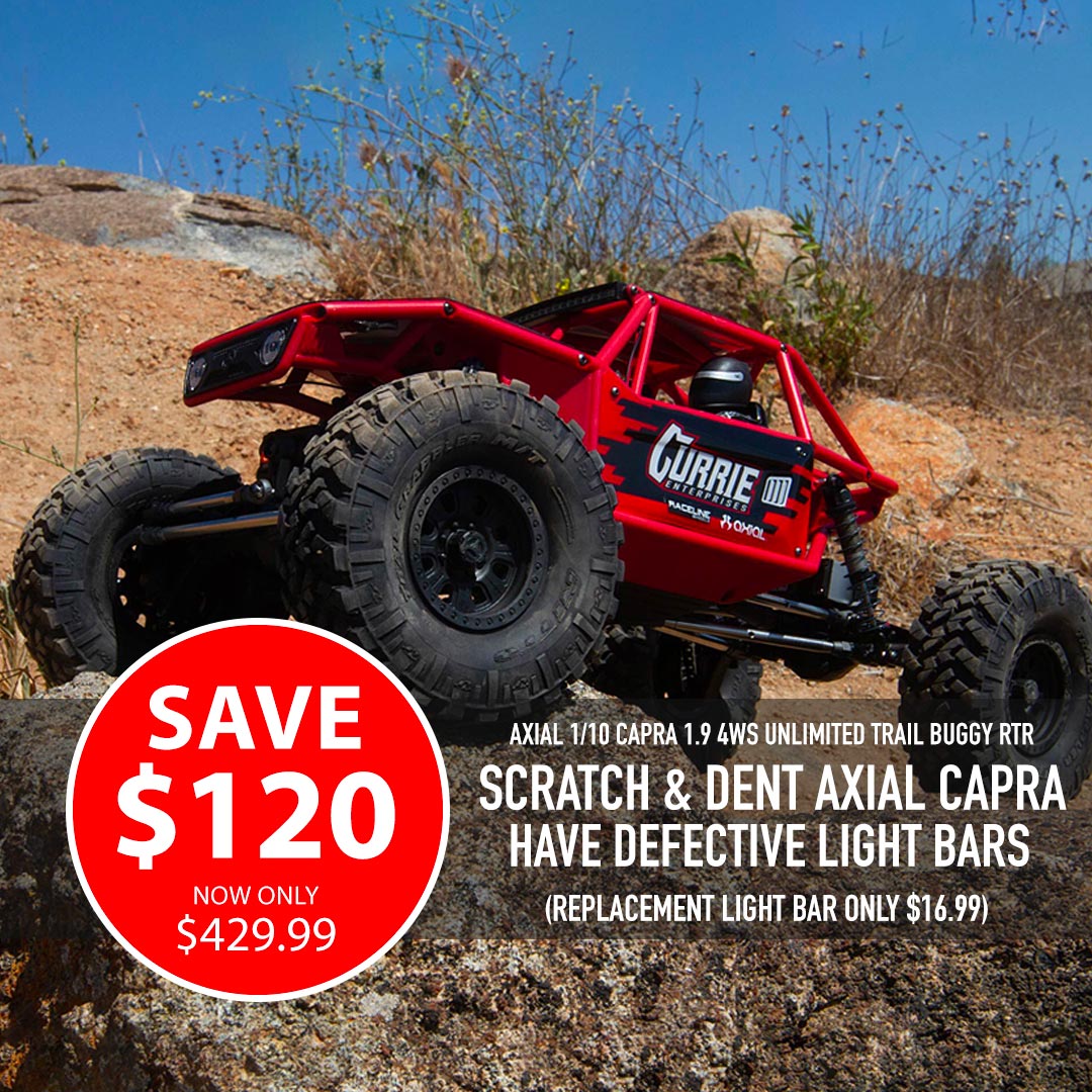 towerhobbies's tweet photo. New scratch and dent items added, hurry as quantities are limited and sell fast. + Super Saver members earn 4x points through May 8th. Now's the time to upgrade your Standard membership! https://t.co/rPh3ZNNV3d #TOWERHOBBIES #scratchanddent #rchobby #RC #rclife #rccrawler #rc4wd https://t.co/TdR40fqmEf
