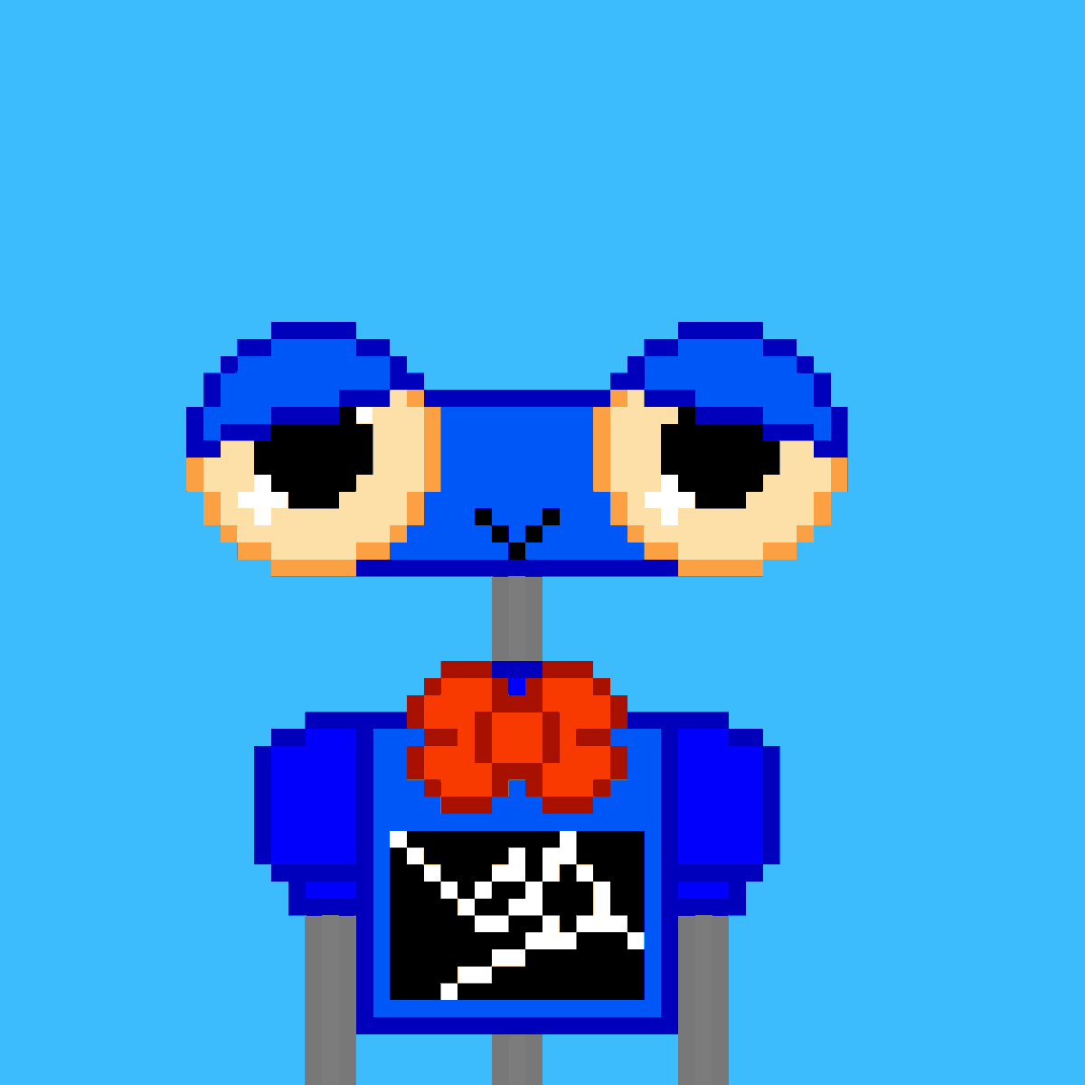 SandEaterBryce's tweet photo. Frogbot drawing drawn with the NES color pallette!!
#fandroid #frogbot #frogbotfandroid https://t.co/9w2TxdmYpj