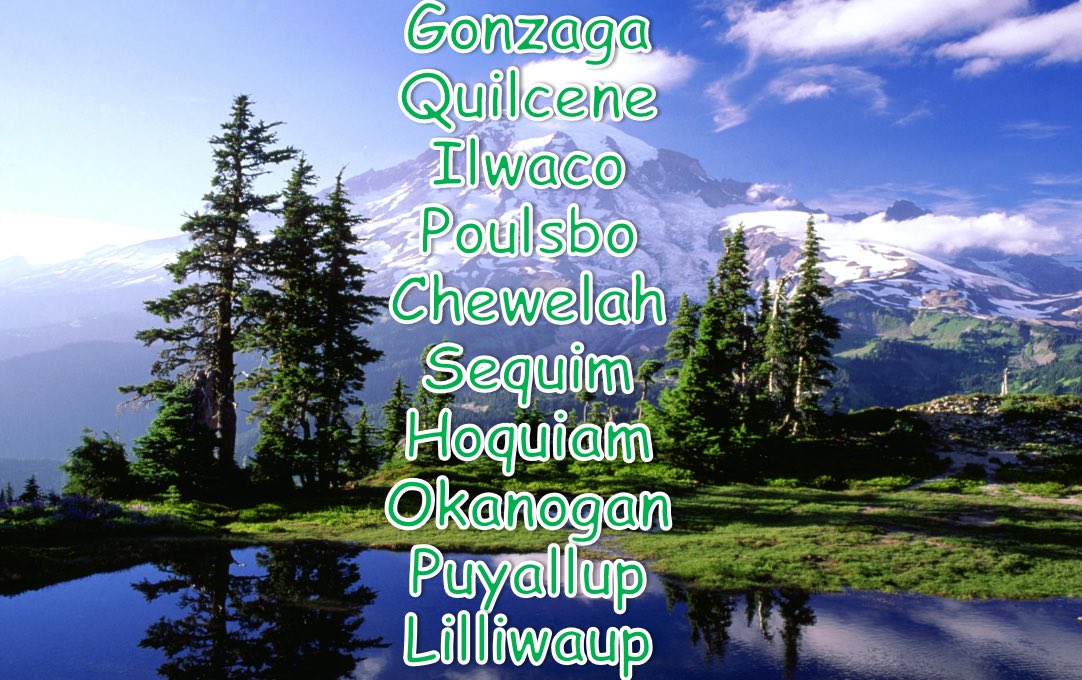 Sickos Committee on Twitter "Here’s the list of Washington state