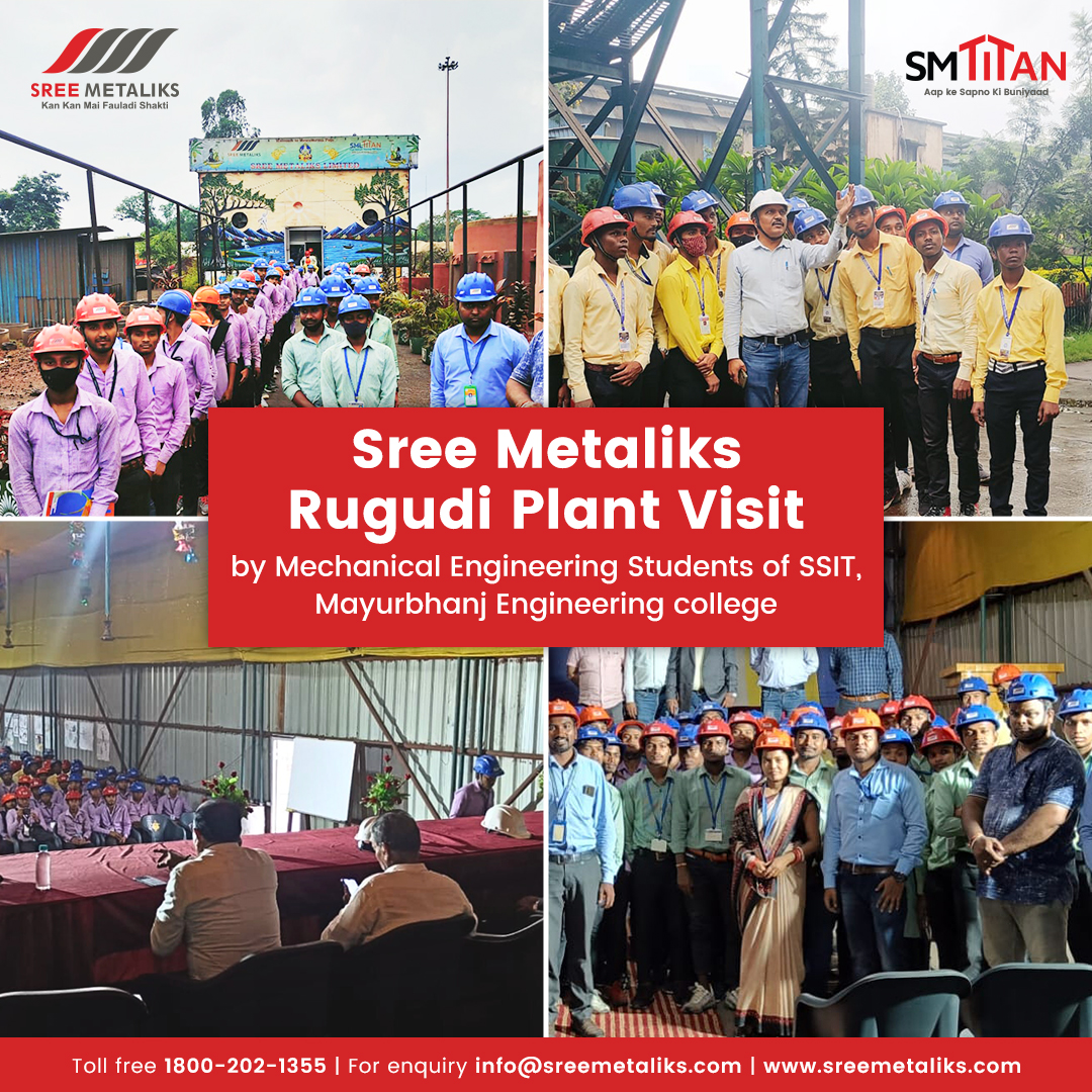SreeMetaliks's tweet photo. We're happy to have Mayurbhanj Engineering College students at Sree Metaliks Rugudi Plant, a leading industrial plant in the region. They got the fantastic opportunity to see the inner workings of a modern plant and learn from industry experts. 

#EngineeringVisit #Learning https://t.co/bjnD6U15B9