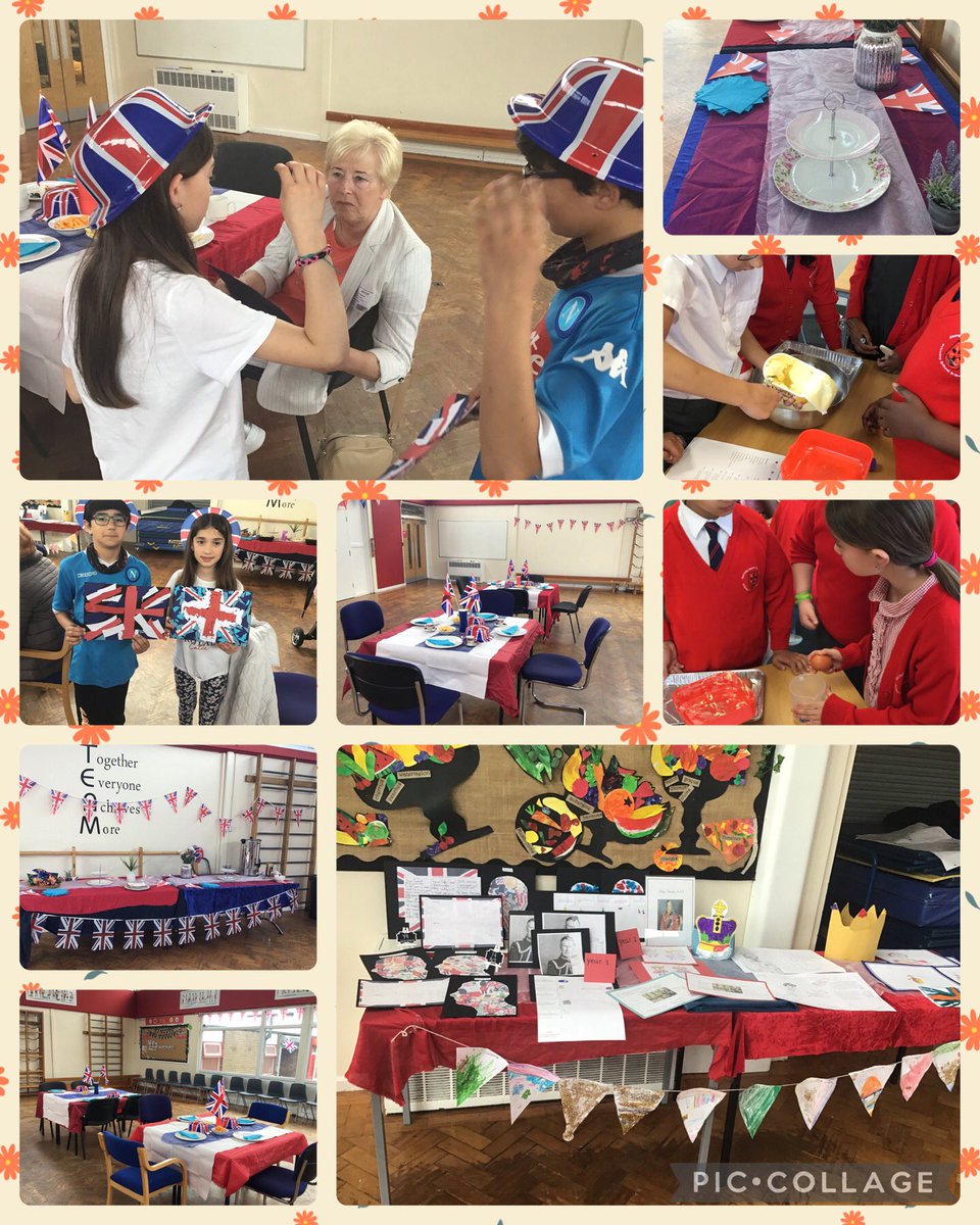 Sacred Heart have been busy today celebrating the coronation. We have hosted afternoon tea for @myKFCA and ourselves, have been playing party games, and have been learning about the history of the event. #SHL7PSHE #Coronation