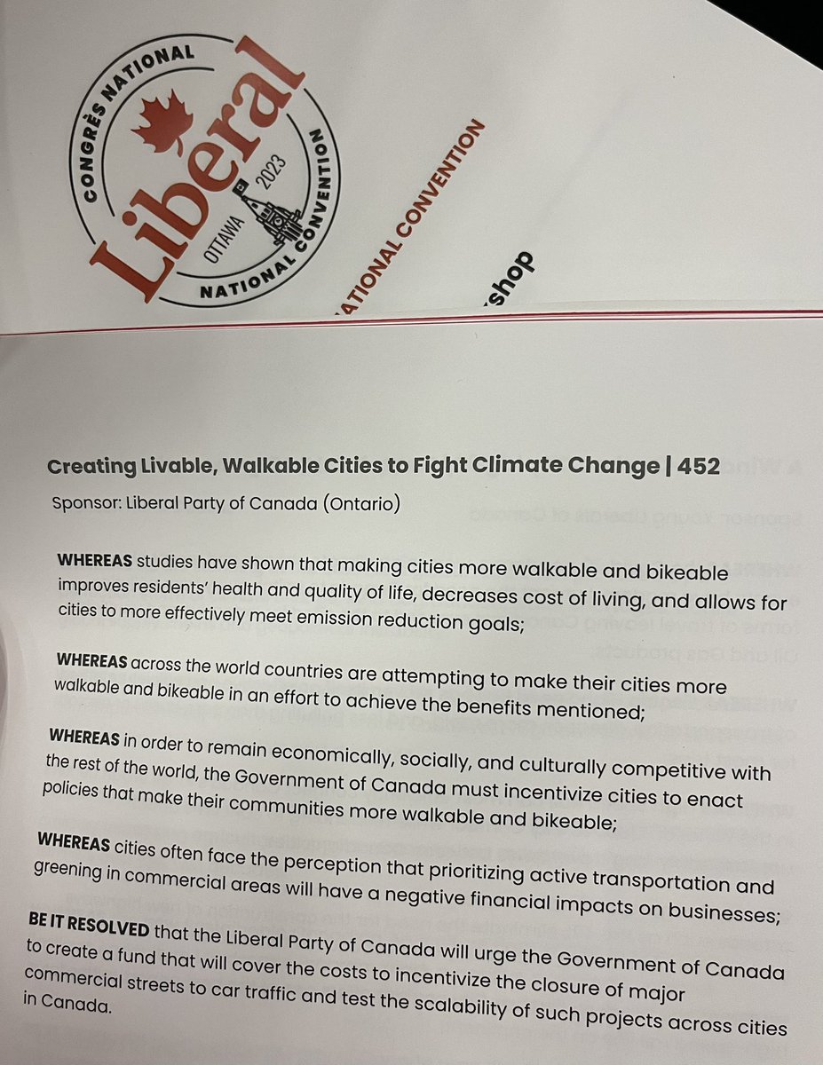 KingstonLibs's tweet photo. This morning we presented our made in #ygk policy at #lib2023! This was inspired by some great Canadian active transportation and tourism initiatives including Kingston’s own Princess St Promenade and its free transit trips. https://t.co/pjiRqz9GH5
