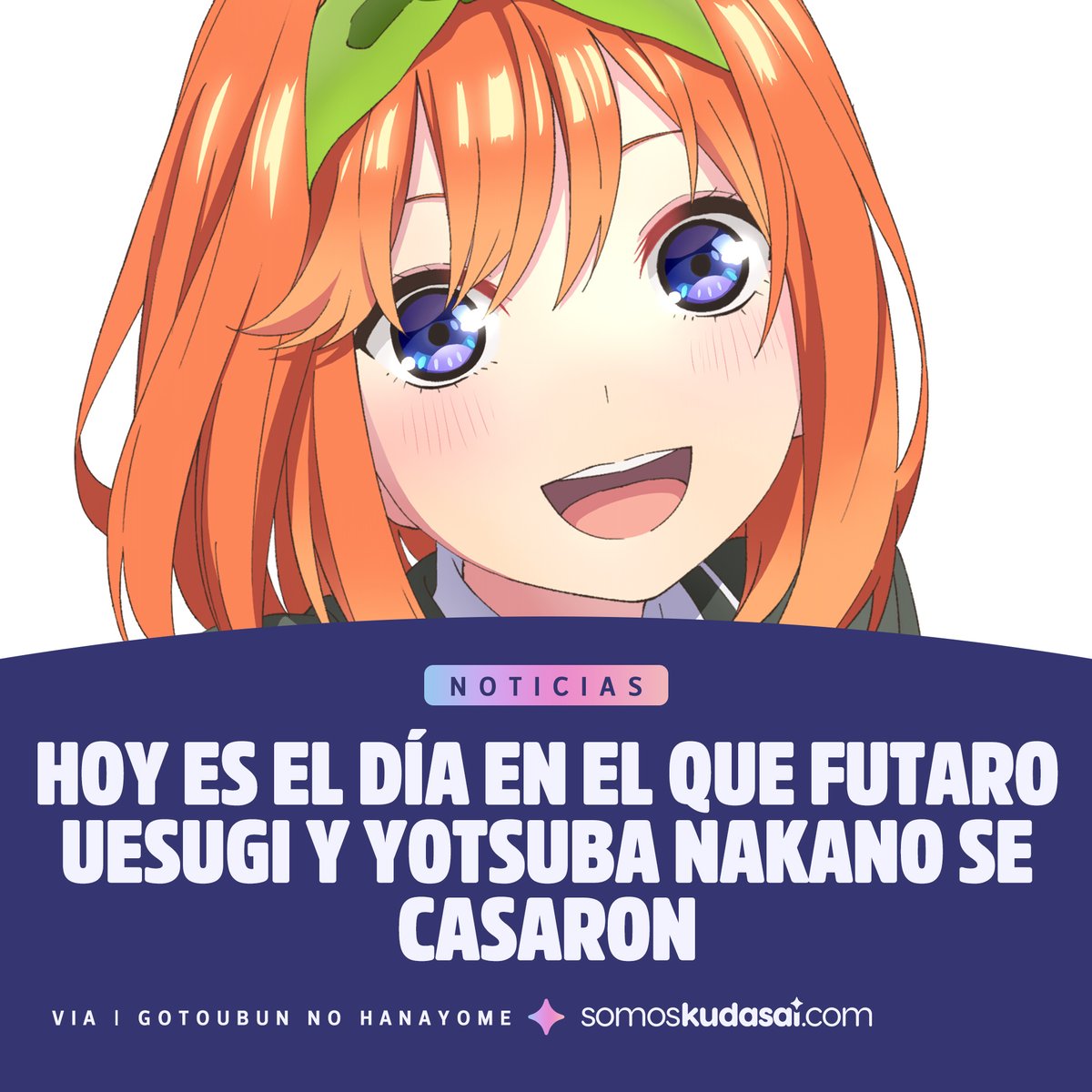 animetrends's tweet photo. En la historia de "Gotoubun no Hanayome (The Quintessential Quintuplets)", el 5 de mayo de 2023 fue la fecha en la que Futaro Uesugi y Yotsuba Nakano se unieron en matrimonio. ¡Qué vivan los novios! #Gotoubun https://t.co/gfbcDVz5OX