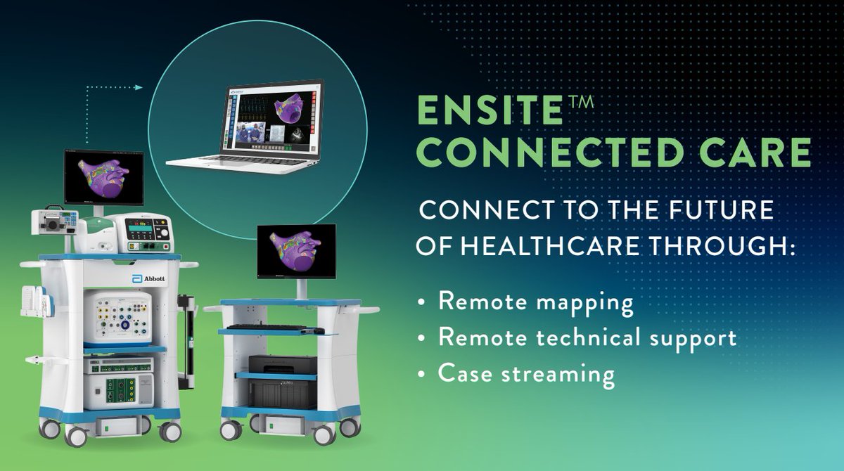 Get support when you need it. Even mid-case.

See how EnSite™ Connected Care connects you remotely with other #EPeeps in real-time when using the #EnSiteX EP System:  cardiovascular.abbott/us/en/hcp/prod… 

Safety Info:
cardiovascular.abbott/us/en/hcp/prod…