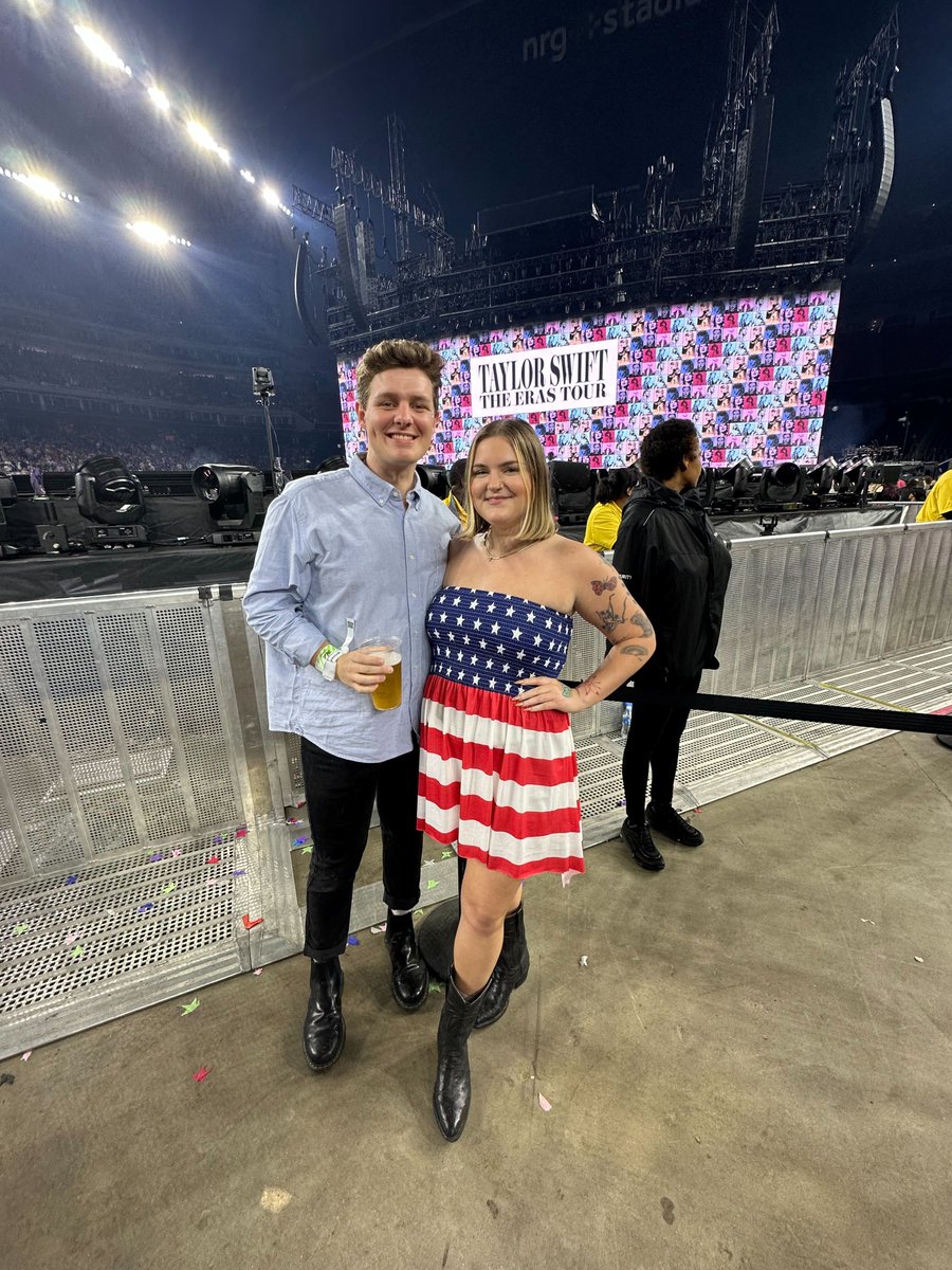 MeetKickstand's tweet photo. Happy #altFriday from the Kickstand team! Two of our Account Executives and resident Swifties, Bodie and Cassidy, used their alt-Friday to go to a Taylor Swift concert together. #companyculture #companybenefits #PR #PRagency #erastour #taylorswift https://t.co/GWu7Pf6Hy3