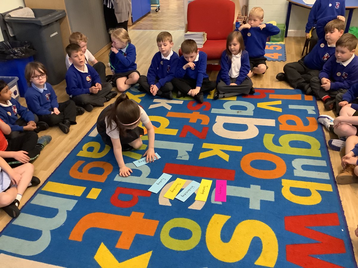MPPS_Wirral's tweet photo. The days of the week are…

Year 1 were busy bees using ordinal language to help  with our ordering and positioning in Maths!  

We ordered the days of the week and months of the year and used stem sentences to help describe!

#MPPSMaths #ordering #positionanddirection https://t.co/ZBI2rZlLax