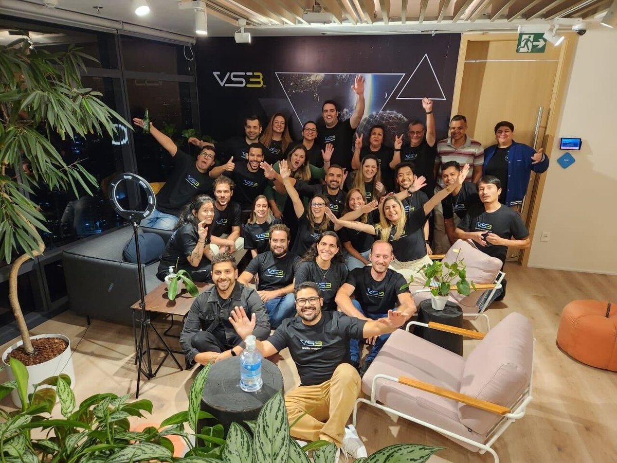 intelie's tweet photo. Throwback to last week when our team gathered to celebrate the upcoming launch of #ViaSat3 at SP's office! We can't wait to see the amazing results this new satellite will bring to the Americas! #INTELIE #ViaSat3Americas https://t.co/w1DB98q7fk