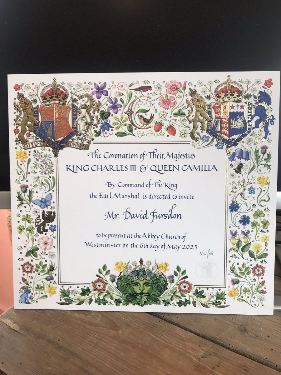 I feel that I will be there to represent many people in Devon that won’t have this great opportunity to be present at such a rare event. I will be remembering the King and Queen Consort’s many visits to #Devon and mentally thanking them.