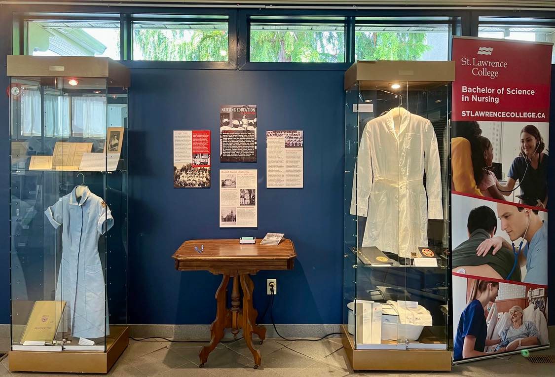 NOW OPEN! A History of Nursing Education in Brockville.

The display traces the evolution of nurse training from 1893 to 2023. We're proud to showcase this important part of #Brockville's history &amp; present alongside <a href="/whatsinsideslc/">St. Lawrence College</a>'s 50 Years of #Nursing celebration

<a href="/SLC_Alumni/">SLC Alumni</a>