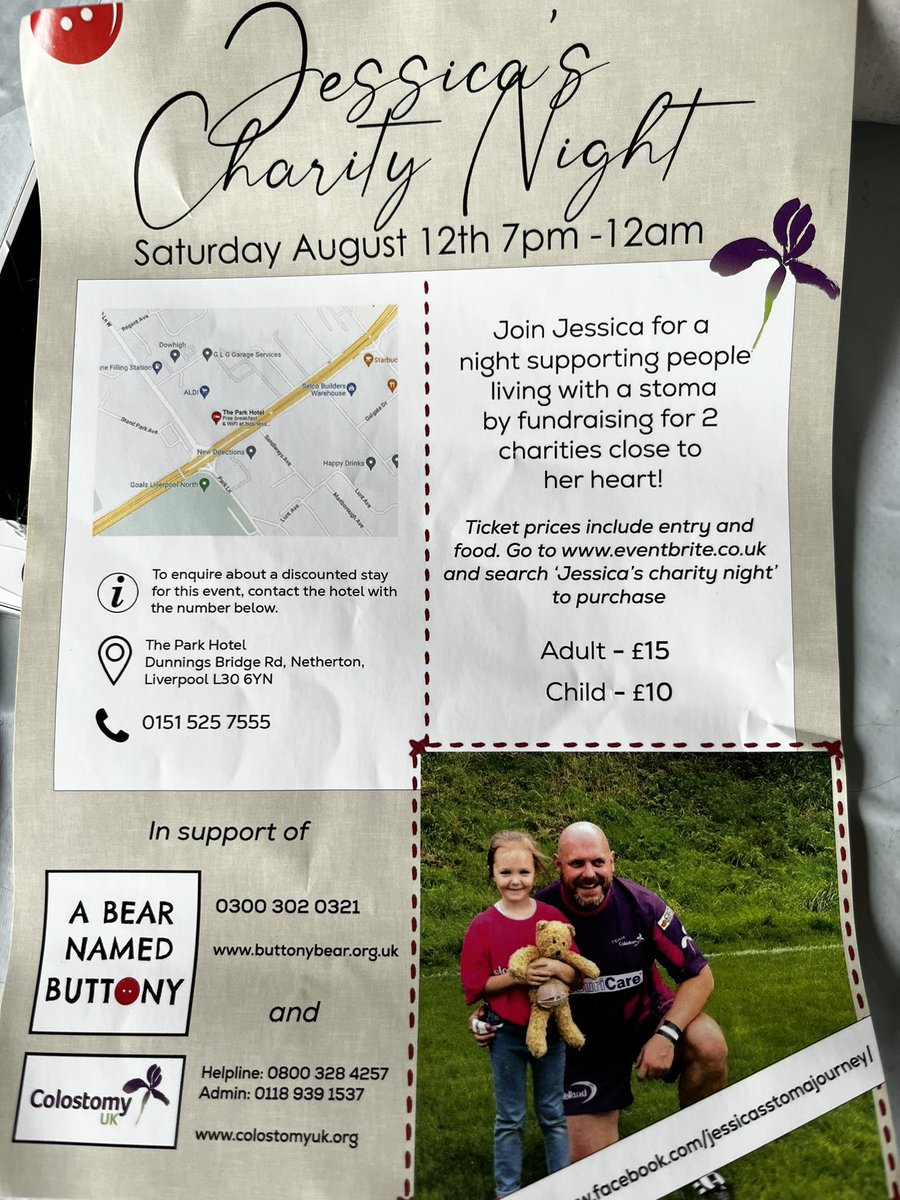 Just a few weeks left to purchase tickets for Jessica’s charity night it’s definitely a night not to be missed 💕 we have an amazing evening planned which include stand up bingo , entertainment and a auction and raffle we would love to see  people coming along to support her 💕