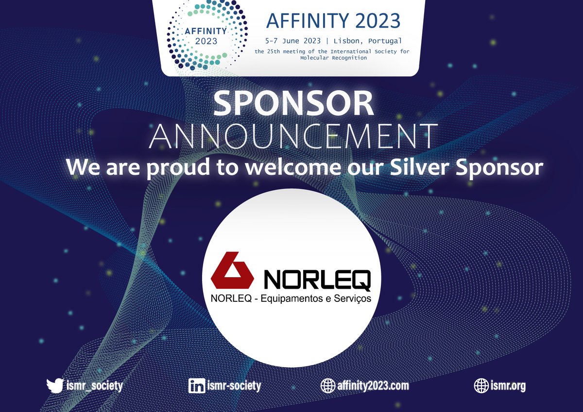 We are proud to announce that norleq.com is supporting #affinity2023 as Bronze Sponsor Thank you for your support! Follow #affinity2023 for important dates. For more information and registration 👉 affinity2023.com
#biotechnology  #technology #lifeSciences