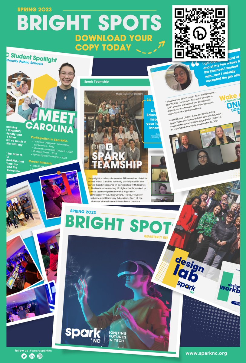 sparknc (@wearesparknc) on Twitter photo In this latest installment of Bright Spots, we take a look back at the last three months of our journey at SparkNC and offer a sneak peek into what lies ahead. Follow the link below to learn more. #wearesparknc
<a href="/tipncorg/">The Innovation Project</a>
✨ bit.ly/SparkNCSpring2…✨ In this latest installment of Bright Spots, we take a look back at the last three months of our journey at SparkNC and offer a sneak peek into what lies ahead. Follow the link below to learn more. #wearesparknc
<a href="/tipncorg/">The Innovation Project</a>
✨ bit.ly/SparkNCSpring2…✨