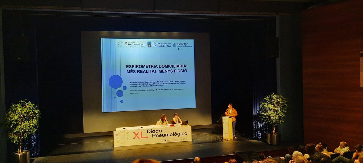 Premi a millor comunicació en Infermeria per <a href="/hbellvitge/">Hospital Universitari Bellvitge | HUB</a> <a href="/pneumobell/">Pneumobellvitge</a>  <a href="/BellvitgeAsma/">Unidad Funcional de Asma</a> <a href="/UniBarcelona/">Universitat de Barcelona</a> presentat per DUI. Héctor Cabrerizo Carreño en XL Congrés de <a href="/socapnet/">SOCAP 🫁</a>
Espirometria domiciliaria: més realitat i menys ficció #orgullbellvitge