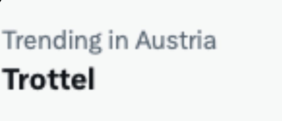 ReneProyer's tweet image. Als Auslandsösterreicher mal zwischendurch Twittertrends in Österreich ansehen und feststellen: Alles wie immer in der Heimat