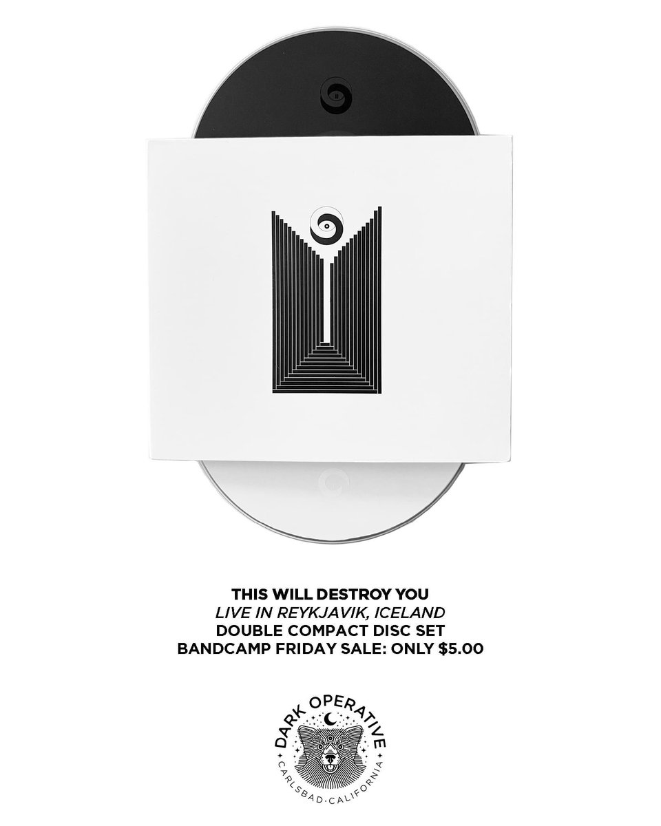 Bandcamp Friday: “Live in Reykjavik, Iceland” 2xCD for only $5

thiswilldestroyyou.bandcamp.com/merch

Thank you.

#BandcampFriday