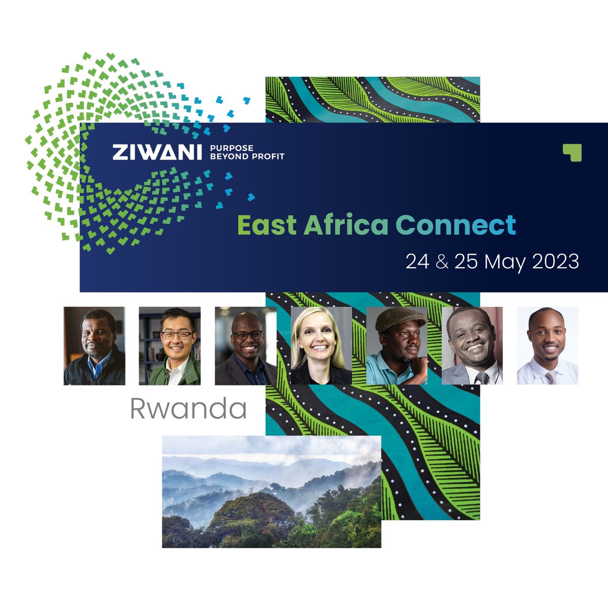 Are you in #Rwanda ? Then join Ziwani for the East Africa Connect Event as we delve into the theme of Reclaiming our identity and purpose in the African Marketplace.
Date:
Wednesday, 24 May
3pm-7:30pm CAT &amp;
Thursday, 25 May
9am-12pm CAT

RSVP HERE: ziwani.com/events

#faith