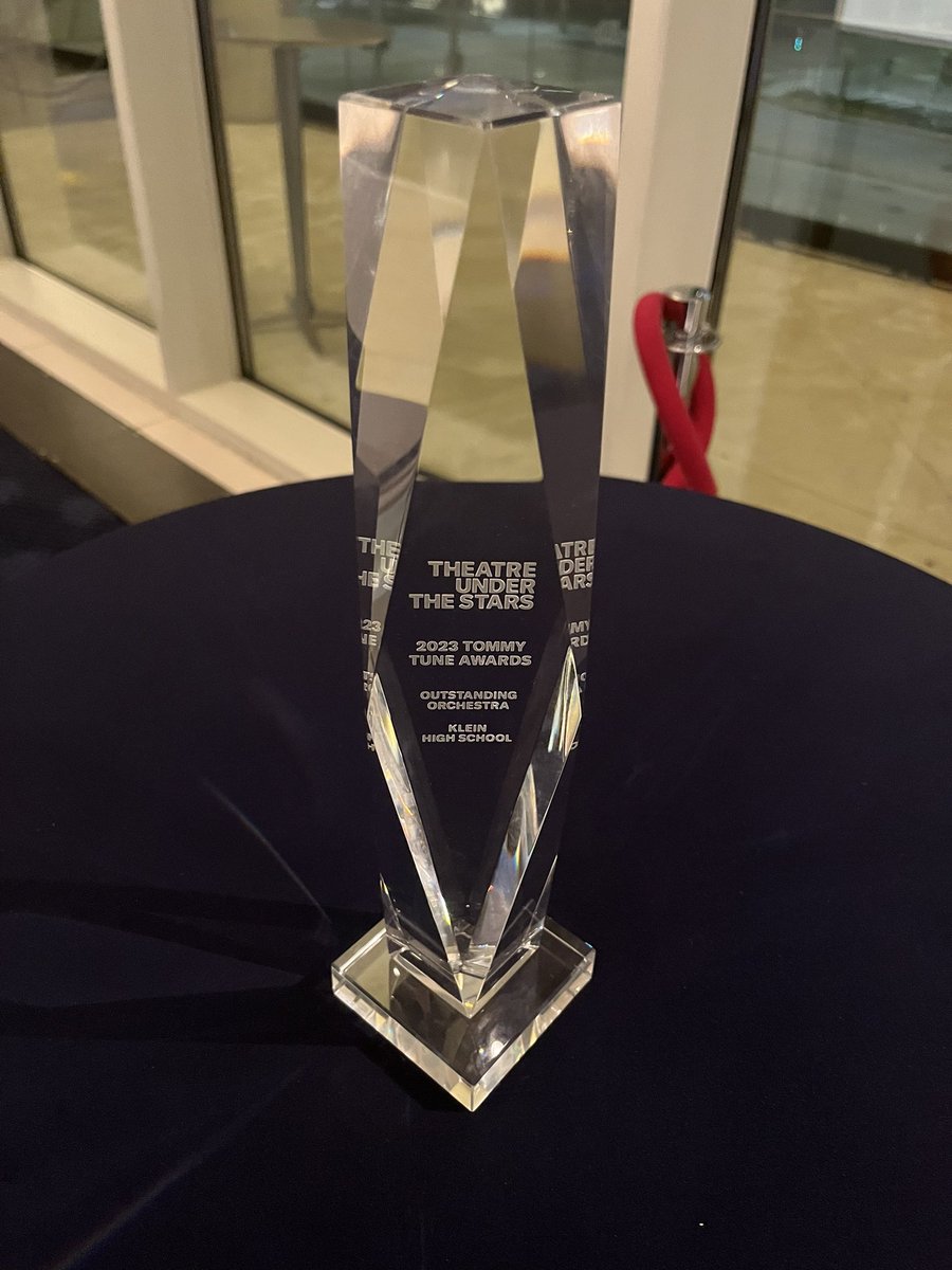 Klein High Band (@kleinband) on Twitter photo Congratulations to our INCREDIBLE <a href="/KleinHigh/">Klein High School</a> Pit Orchestra and Ms. Blanscet on winning the 2023 Tommy Tune Award for Outstanding Orchestra! We are so proud of our band and <a href="/kleinorch/">Klein High Orchestra</a> students! We are honored to share the title with the <a href="/KleinForest/">Klein Forest HS</a> Pit! <a href="/KleinISD/">Klein ISD</a> <a href="/kleinfinearts/">Klein ISD Fine Arts</a> Congratulations to our INCREDIBLE <a href="/KleinHigh/">Klein High School</a> Pit Orchestra and Ms. Blanscet on winning the 2023 Tommy Tune Award for Outstanding Orchestra! We are so proud of our band and <a href="/kleinorch/">Klein High Orchestra</a> students! We are honored to share the title with the <a href="/KleinForest/">Klein Forest HS</a> Pit! <a href="/KleinISD/">Klein ISD</a> <a href="/kleinfinearts/">Klein ISD Fine Arts</a>