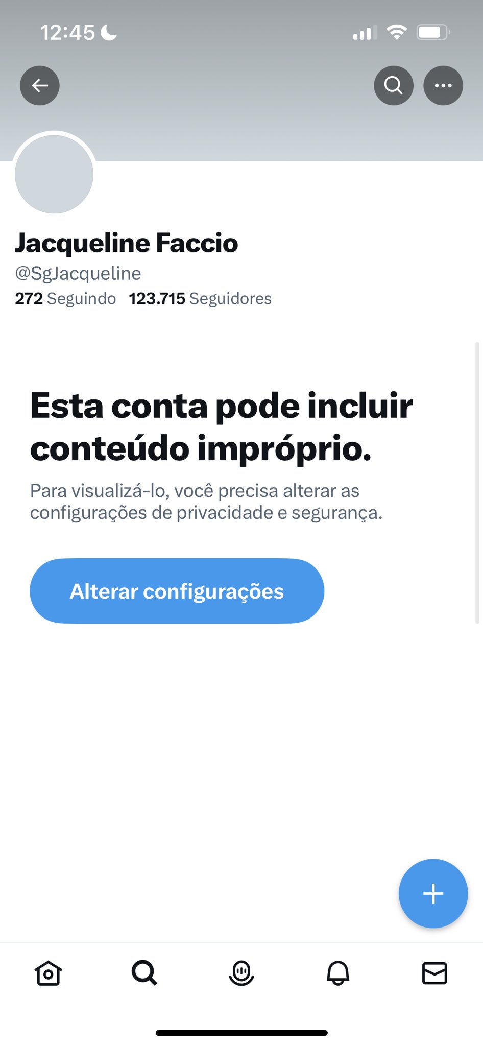 Jacqueline Faccio on Twitter: "Devido à essa conta aparecer assim (foto