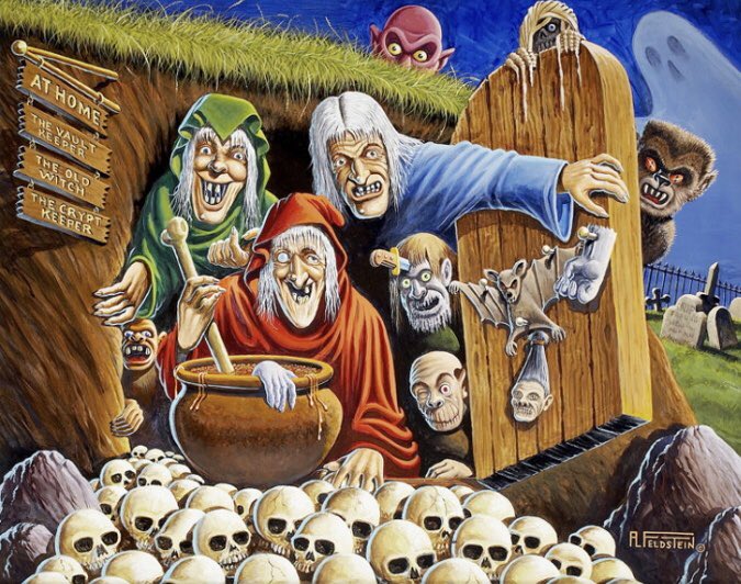 magictoasterfi1's tweet photo. #ECComics are specifically designed to TERRORIZE you…to make the blood FREEZE in your veins! For spine-tingling tales at their illustrated best read one today…IF YOU DARE! #cryptkeeper #OldWitch #VaultKeeper #AlFeldstein #talesfromthecrypt https://t.co/9lcZw8IIRx