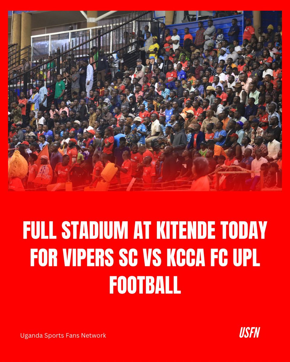 Fan’s Appreciation Post 🚨♥️

It was a full house today at St. Mary’s Stadium 🏟 We just love to see it !! 
Uganda Football to the 🔝.
Where were you sitted 😆 !?

📸 <a href="/sportslens1/">Sports Lens</a> 
#LetsFillLocalStadiums 
#VIPKCCA

#USFN