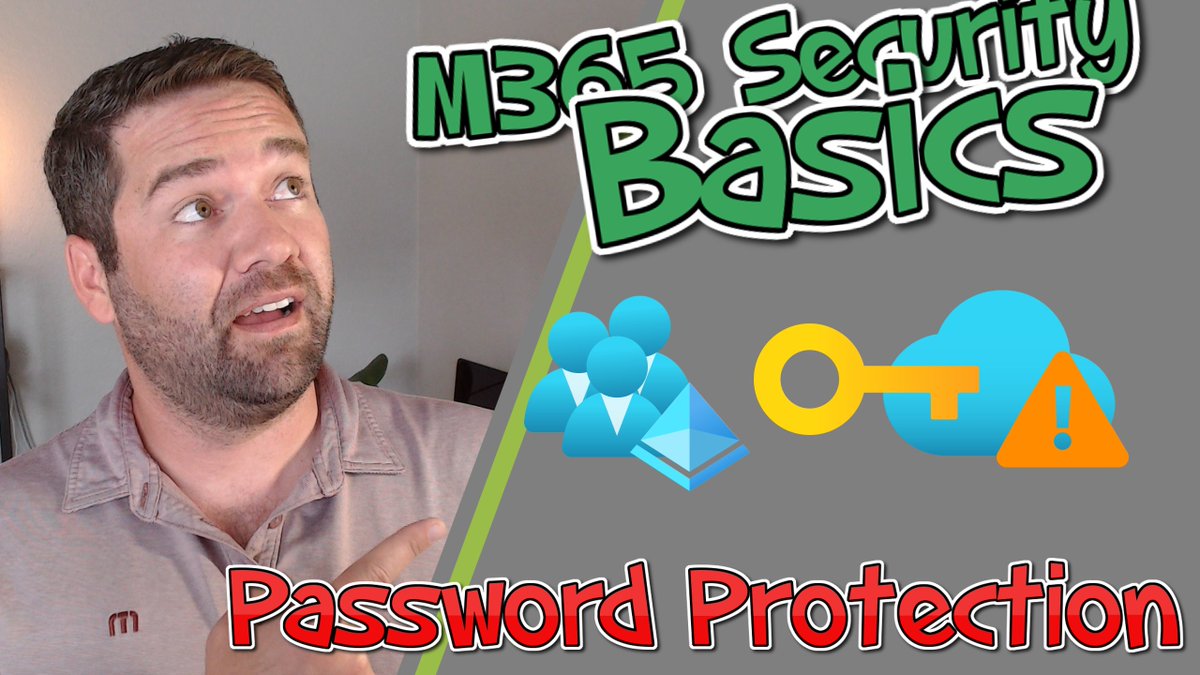 Can't go Passwordless yet? Well, then why not deploy password protection to stop users and admins from using Password1! or the all-time favorite SolarWinds123  youtu.be/um_l6M1NRzI