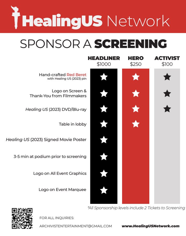 Medicare for All Everywhere is proud to be a part of the Healing Us Network and a sponsor of the upcoming world premier in Tacoma! There will also be a free screening in Seattle.

Donate to help us reach the $250 "activist" tier!

Sponsor:
opencollective.com/m4a-everywhere…