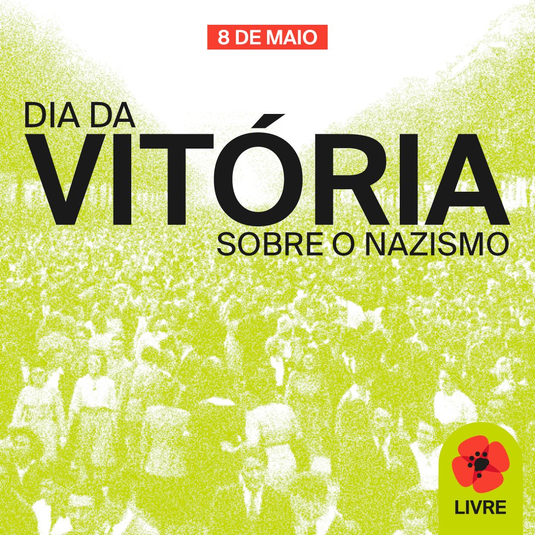 Neste dia, em 1945, o nazismo e o fascismo foram derrotados na Europa.

Numa altura em que a guerra volta a assolar o velho continente, e um pouco por toda a Europa o fascismo volta a levantar a sua cabeça, esperamos que o mesmo desfecho se repita o mais rapidamente possível.