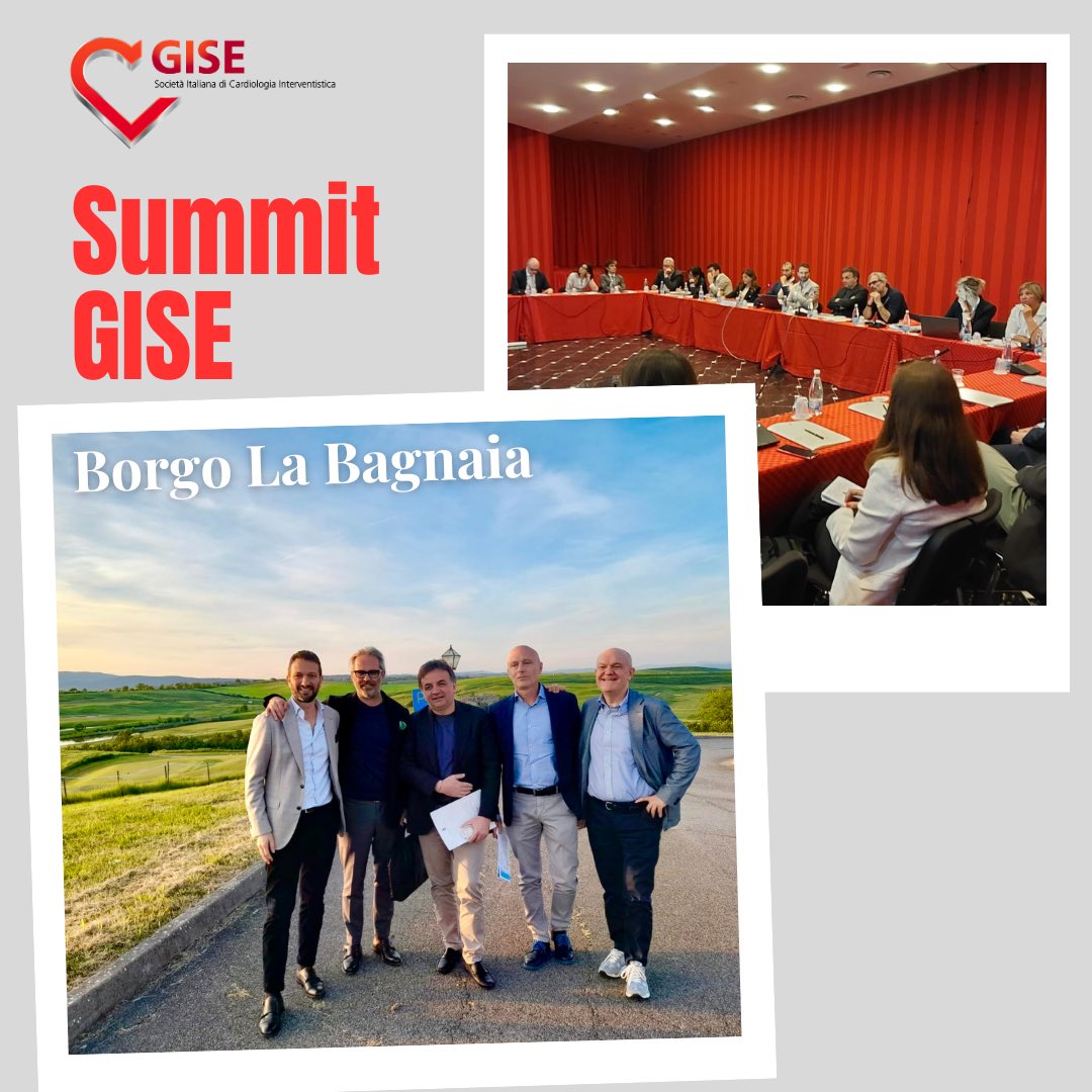 Sici GISE (@sicigise) on Twitter photo 🔥SUMMIT GISE, Borgo La Bagnaia
💪🏻Una nuova e importante occasione di confronto e co-creazione per la definizione, insieme alle aziende partner, del programma scientifico del prossimo Congresso Nazionale!🫀 <a href="/espogiov/">Giovanni Esposito</a> <a href="/G_Tarantini01/">Giuseppe_Tarantini</a> <a href="/saia_francesco/">Francesco Saia</a> <a href="/assurdbanipal/">Alberto Menozzi</a> <a href="/MASSIMO90417726/">MASSIMO FINESCHI</a> 🔥SUMMIT GISE, Borgo La Bagnaia
💪🏻Una nuova e importante occasione di confronto e co-creazione per la definizione, insieme alle aziende partner, del programma scientifico del prossimo Congresso Nazionale!🫀 <a href="/espogiov/">Giovanni Esposito</a> <a href="/G_Tarantini01/">Giuseppe_Tarantini</a> <a href="/saia_francesco/">Francesco Saia</a> <a href="/assurdbanipal/">Alberto Menozzi</a> <a href="/MASSIMO90417726/">MASSIMO FINESCHI</a>