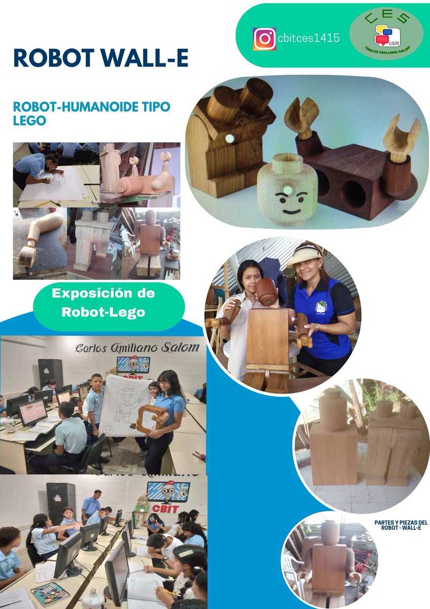 Robot Wall-E con los Estudiantes de la UEN Carlos Emiliano Salom. CRP Robótica Educativa realizan exposición de Robot-Lego. Estructura Movilidad y funcionamiento.
#Robot
#cienciaytecnología