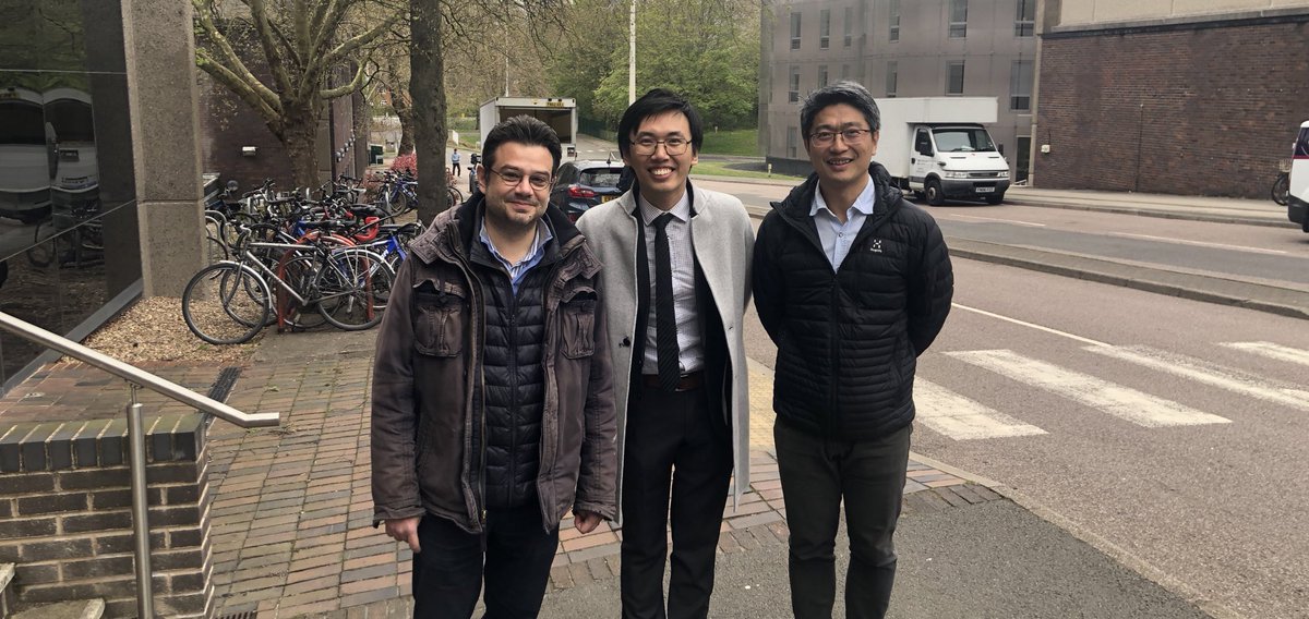 yanghuaiyu's tweet photo. Congratulations @TonyChemE pass the viva in bluebell season. PhD journey likes bluebell taking years from seed to flower. Tony works years on bubble template for protein crystallisation with me and @ChrisRielly now it is time to make bubbles for celebration! 🎉 @LboroChemEng https://t.co/M3P33BguO0