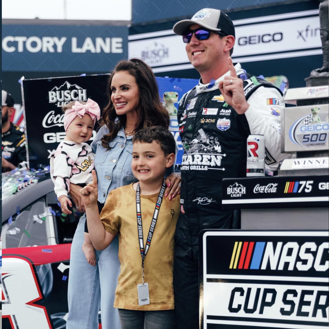 SamanthaBusch's tweet photo. When I first met you I asked you what your goals were and one was to be one of the very best nascar has ever seen. 

We’ve always known it but it’s so amazing to see you finally recognized as one of the best. Me, Brexton and Lennix are so proud of you! ♥️🏁 #NASCAR75 https://t.co/btWw3YtMZn