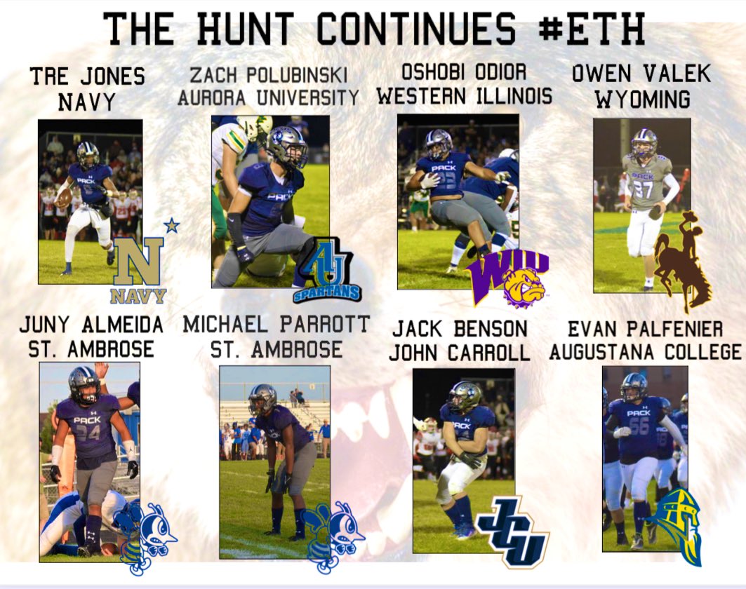 Very excited to follow these young men on their journey at the next level! Good luck, once a Wolf, Always a WOLF! #ETH <a href="/tre_jones03/">Tre Jones</a> <a href="/AlmeidaJuny/">Juny Almeida</a> <a href="/ZachPolubinski/">Zach Polubinski</a> <a href="/OshobiJOdior/">OshobiJOdior.</a> <a href="/EPalfenier/">Evan Palfenier</a> <a href="/JackBenson2023/">Jack Benson</a> <a href="/mxparrott3/">Michael Parrott</a> <a href="/OwenValek/">Owen Valek</a>