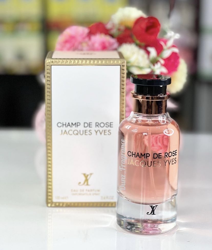 CHAMP DE ROSE JACQUES YVES by FRAGRANCE WORLD 100 ml / 3.4 oz EDP