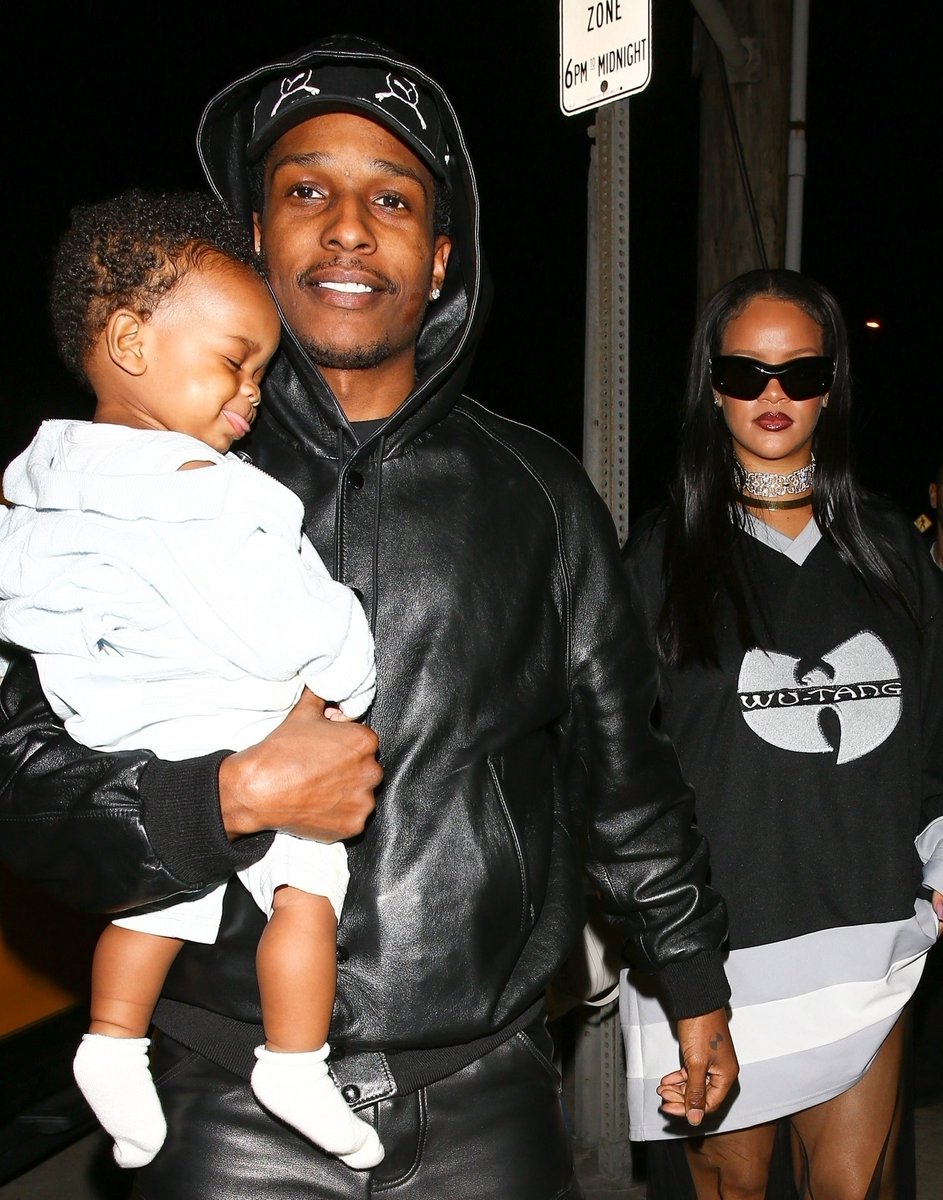 baby fenty's smile is the cutest thing ever like he knows his mom is rihanna