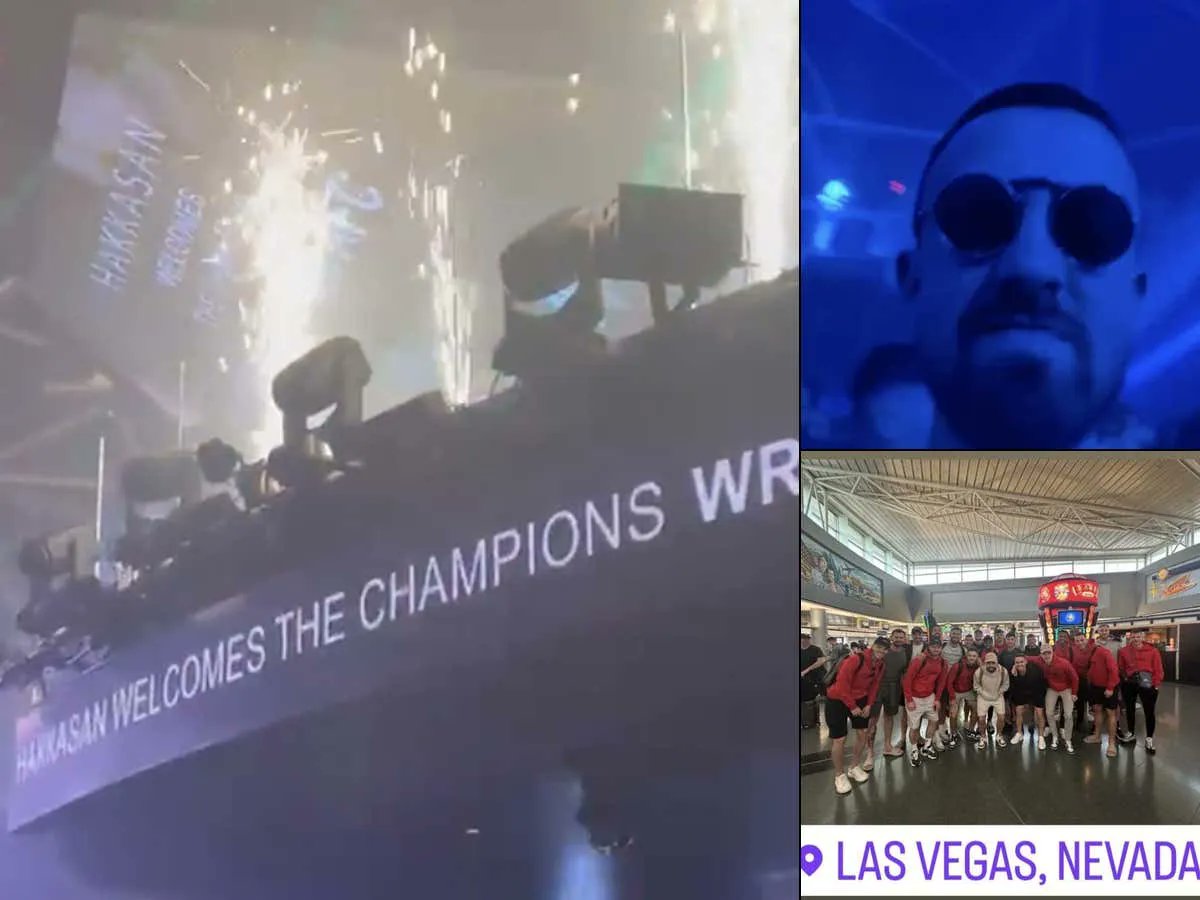 barstoolsports's tweet image. Ryan Reynolds And Rob McElhenney Have Sent Their Wrexham Players To Vegas For A 4 Day All Expenses Paid Celebration - They&apos;ve Ordered The Guys To Leave Their Credit Cards At Home barstoolsports.com/blog/3466157/r…