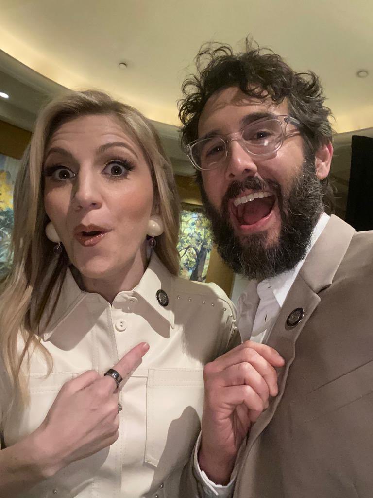 joshgroban's tweet photo. .@TheTonyAwards nominee press day! Great to hug so many lovely folks -JG https://t.co/ng1Oau2YfN