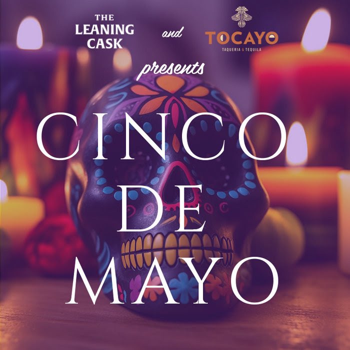 Leaning Cask Brewing Company (@leaningcask) on Twitter photo It’s time to taco ‘bout Cinco de Mayo! Let’s get the party started 🇲🇽 🌮🪅 We’re open 4-10pm
Cocktail specials: Margaritas & Micheladas.
Food: <a href="/tocayofoodtruck/">Tocayo Food Truck</a> It’s time to taco ‘bout Cinco de Mayo! Let’s get the party started 🇲🇽 🌮🪅 We’re open 4-10pm
Cocktail specials: Margaritas & Micheladas.
Food: <a href="/tocayofoodtruck/">Tocayo Food Truck</a>