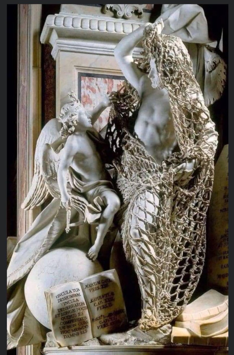 Arteymas_'s tweet photo. Francesco Queirolo fue un escultor italiano de origen genovés, activo en Roma y Nápoles durante el período rococó. Le tomó siete (7) años crear esta obra maestra de mármol. ¡Todo lo que ves es mármol tallado, incluso la red! https://t.co/0oYzxE1XWX