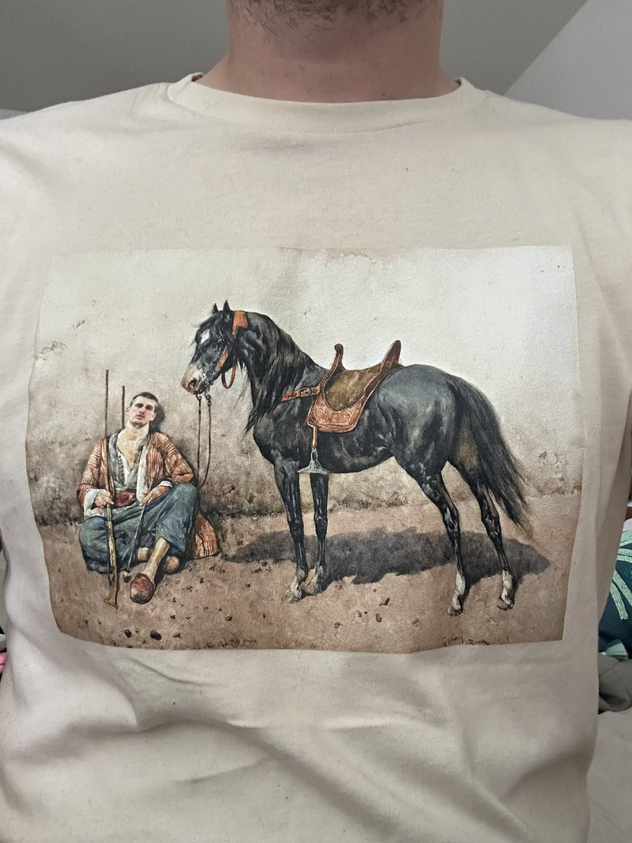 cashier at staples just asked me “who is the soldier on your shirt?”