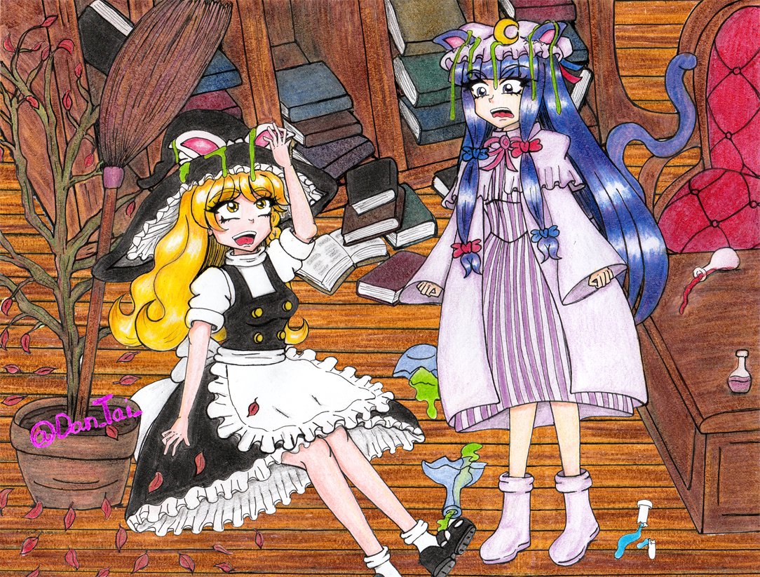Dan_tai_'s tweet photo. Y se viene el Touhou 19 y aqui esta un dibujo de Marisa y Patchouli en arte tradicional ... realmente no se usar Twitter eso justifica mi inactividad pero ya publicaré más eso espero...
https://t.co/860oYdADcz
#touhouproject
#MarisaKirisame #PatchouliKnowledge https://t.co/UNVMUarjoW