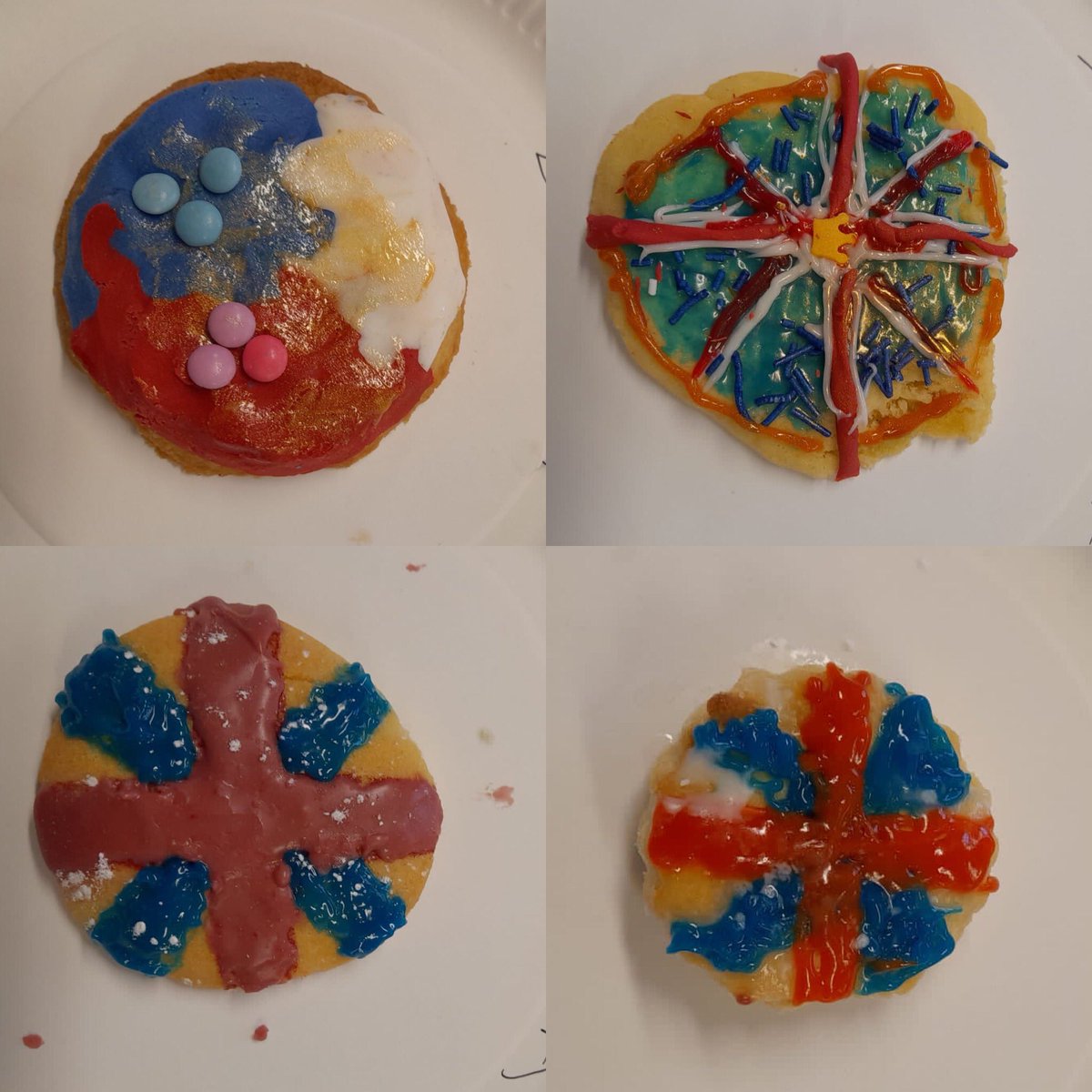 RcsFood's tweet photo. Well done to our Year 7 this week- decorated biscuit assessments looking very patriotic 🏴󠁧󠁢󠁥󠁮󠁧󠁿🇬🇧🤴🏻 https://t.co/A7ooosNXnF