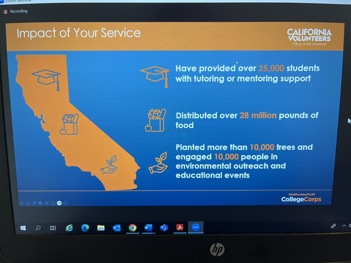 The impact of @CalVolunteers College Corps is a wave of change & hope for #California. The 1st cohorts has made a generational impact. Congratulations 🎉 to all College Corps Fellows & @CalCommColleges students who participated! @CAgovernor @JoshFryday ! #CaliforniaforAll