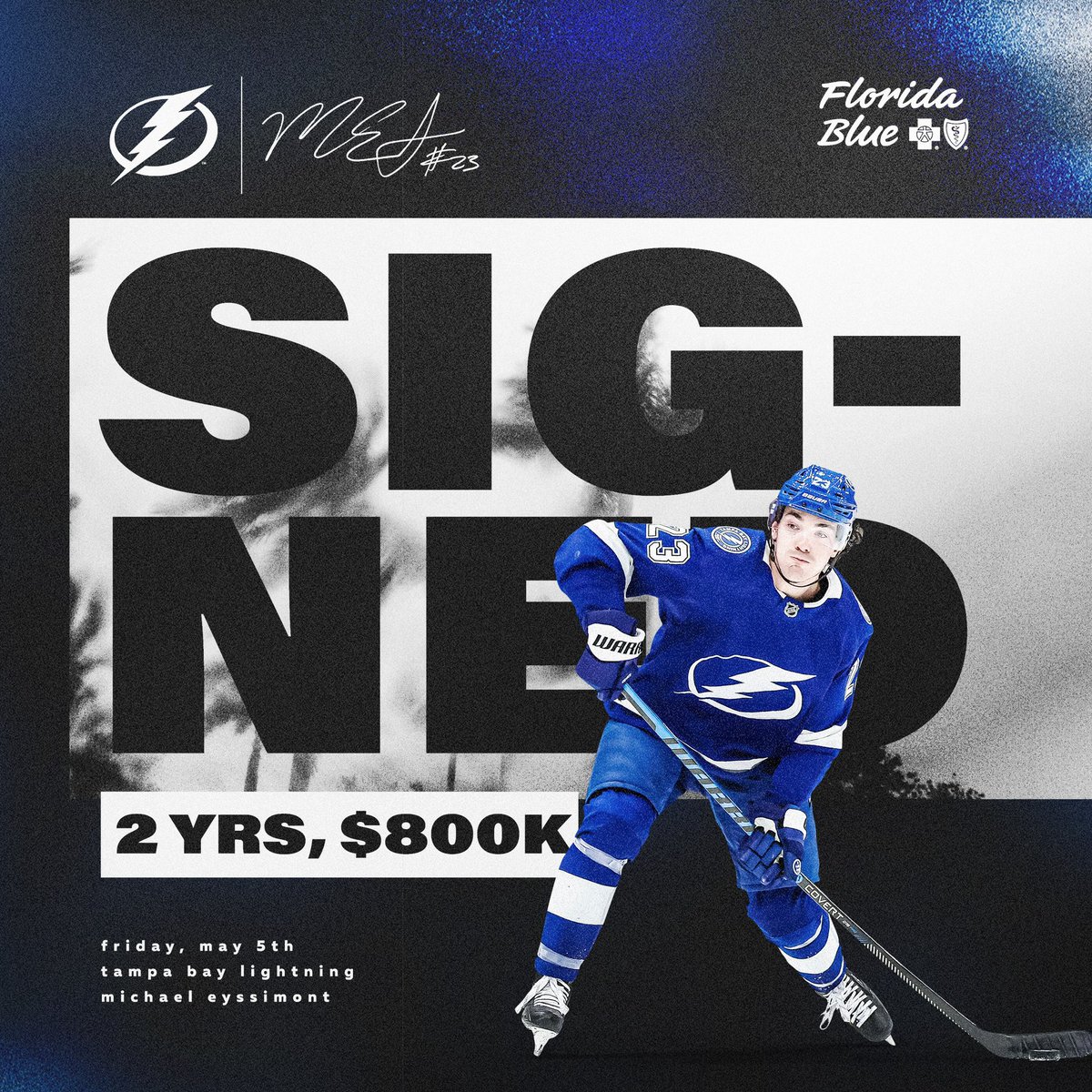 Tampa Bay Lightning on Twitter "MORE 👏 MIKEY 👏 We have signed forward
