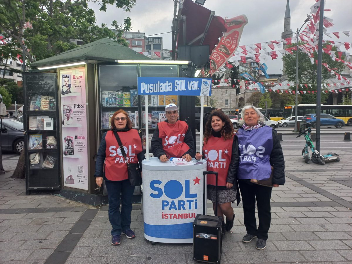 ⭐ Bir Oy Kılıçdaroğlu'na Bir Oy SOL Parti'ye çağrımızı sürdürüyoruz.

#pusuladaSOLvar