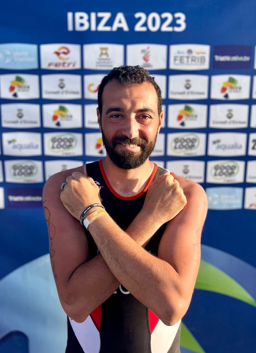 Khaled El Shebokshy of Egypt earns 'Multisport Legend title' at #MultisportWch2023 🏆

The title is earned by any Age-Group World Triathlete who races and completes five or more events at the World Multisport Championships!

#BeYourExtraordinary